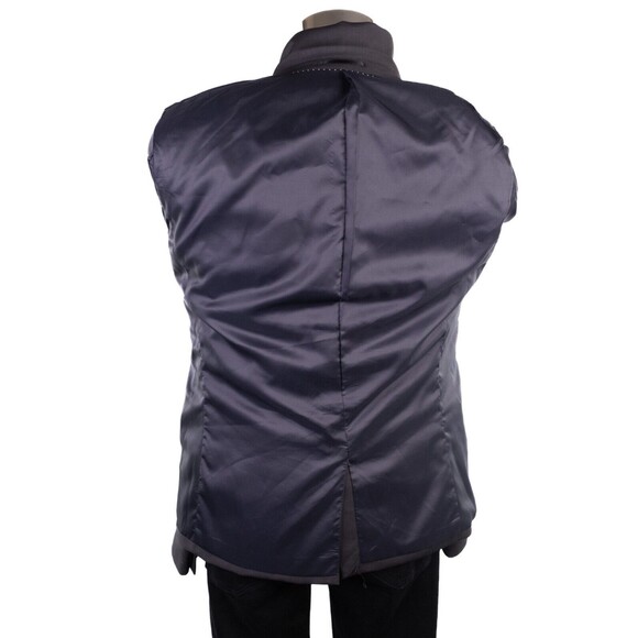 Topman Solid Gray 1 Button Sport Coat Jacket Blazer Sz 40 Poly SLIM Single vent - Picture 10 of 12